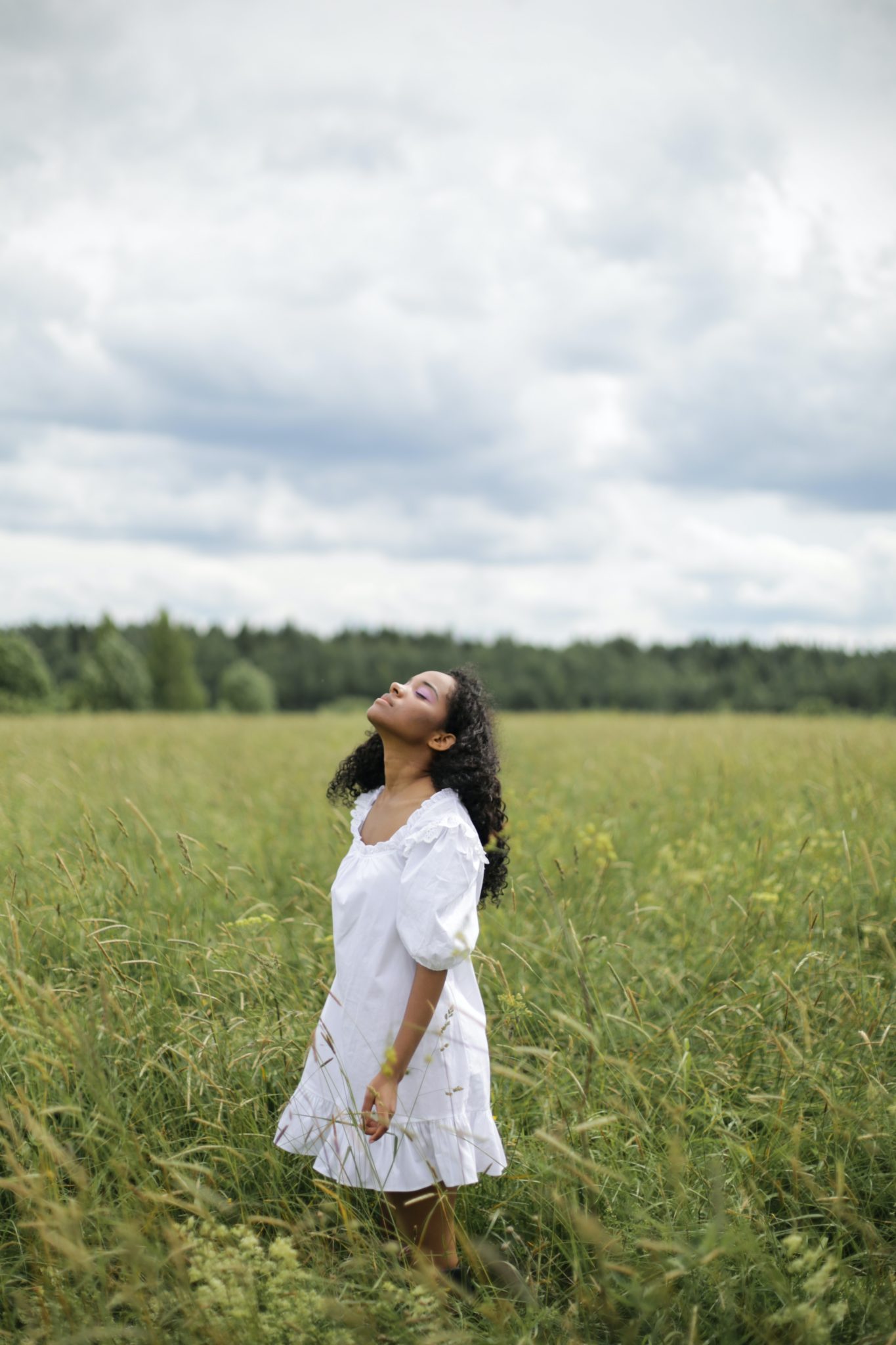 women in field